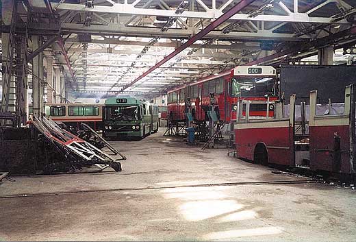 В цехе завода Полтава-Автомаш